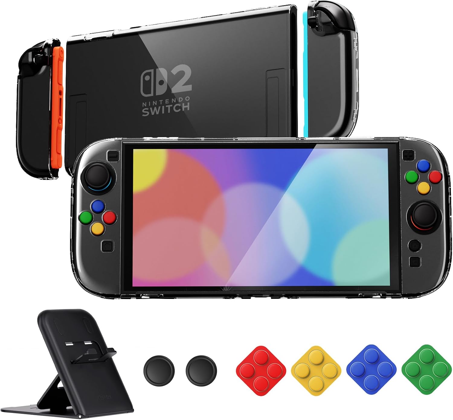 Detalle de PlayVital Klarsicht Hülle für Switch 2