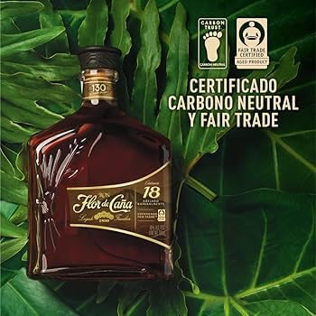 Detalle 2 de Ron Flor de Caña Centenario 18 años 🥃 70 cl