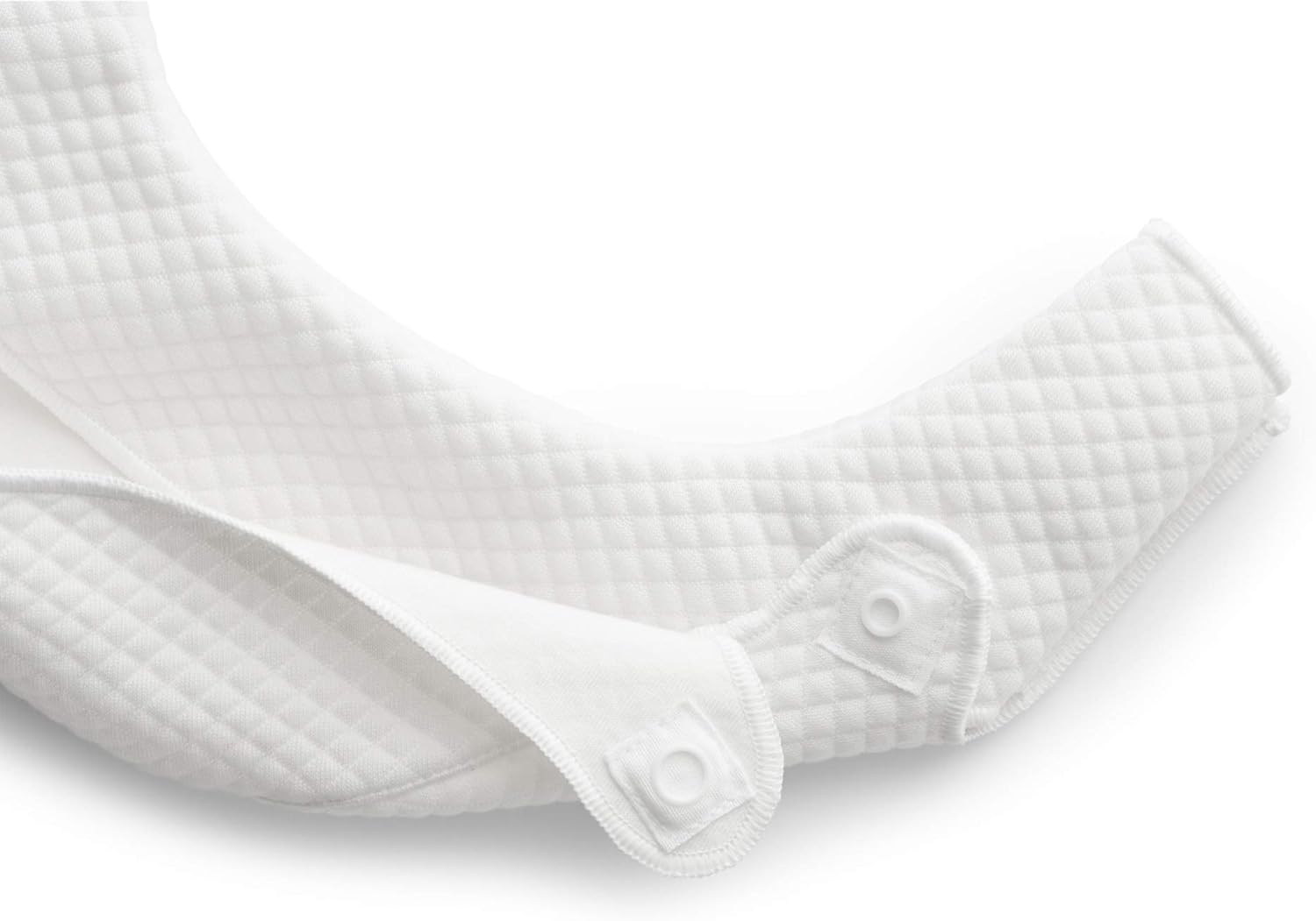 Detalle de BabyBjörn Teething Bib for Baby Carrier One, White