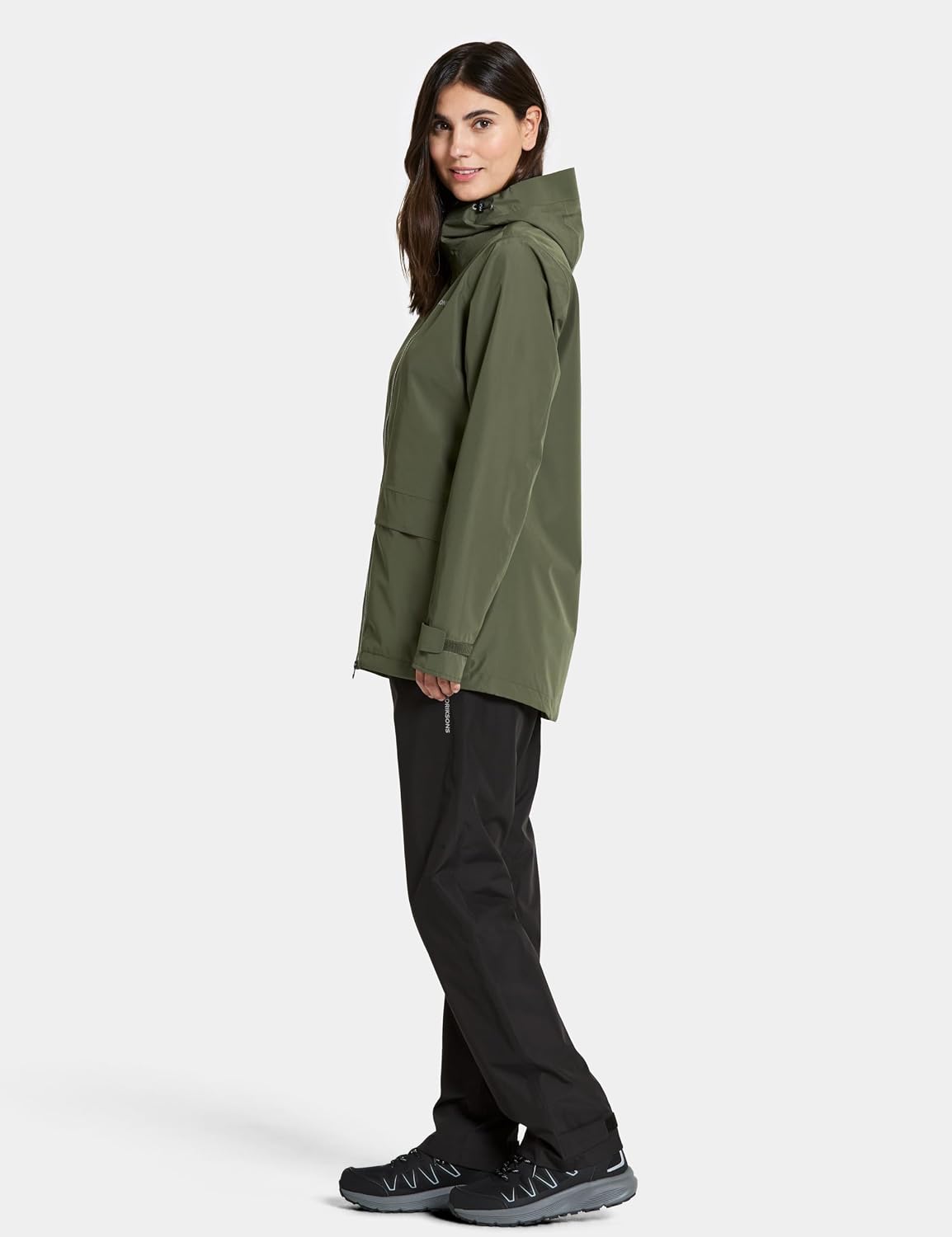 Detalle 2 de Didriksons Nordic Women's Waterproof Rain Jacket - Lightweight Outdoor