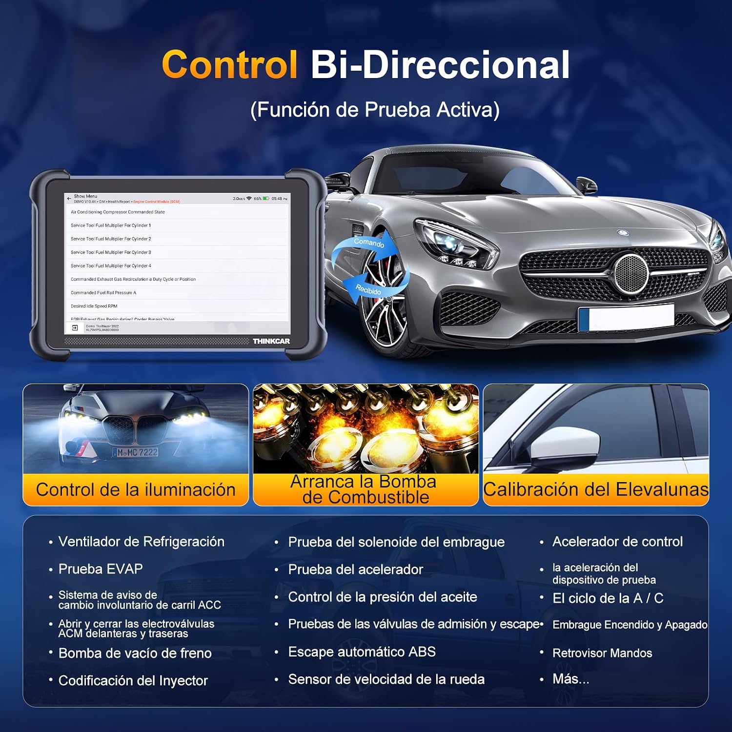 Thumbnail 4 de ThinkScan 689BT OBD2 Diagnosis 34 funciones