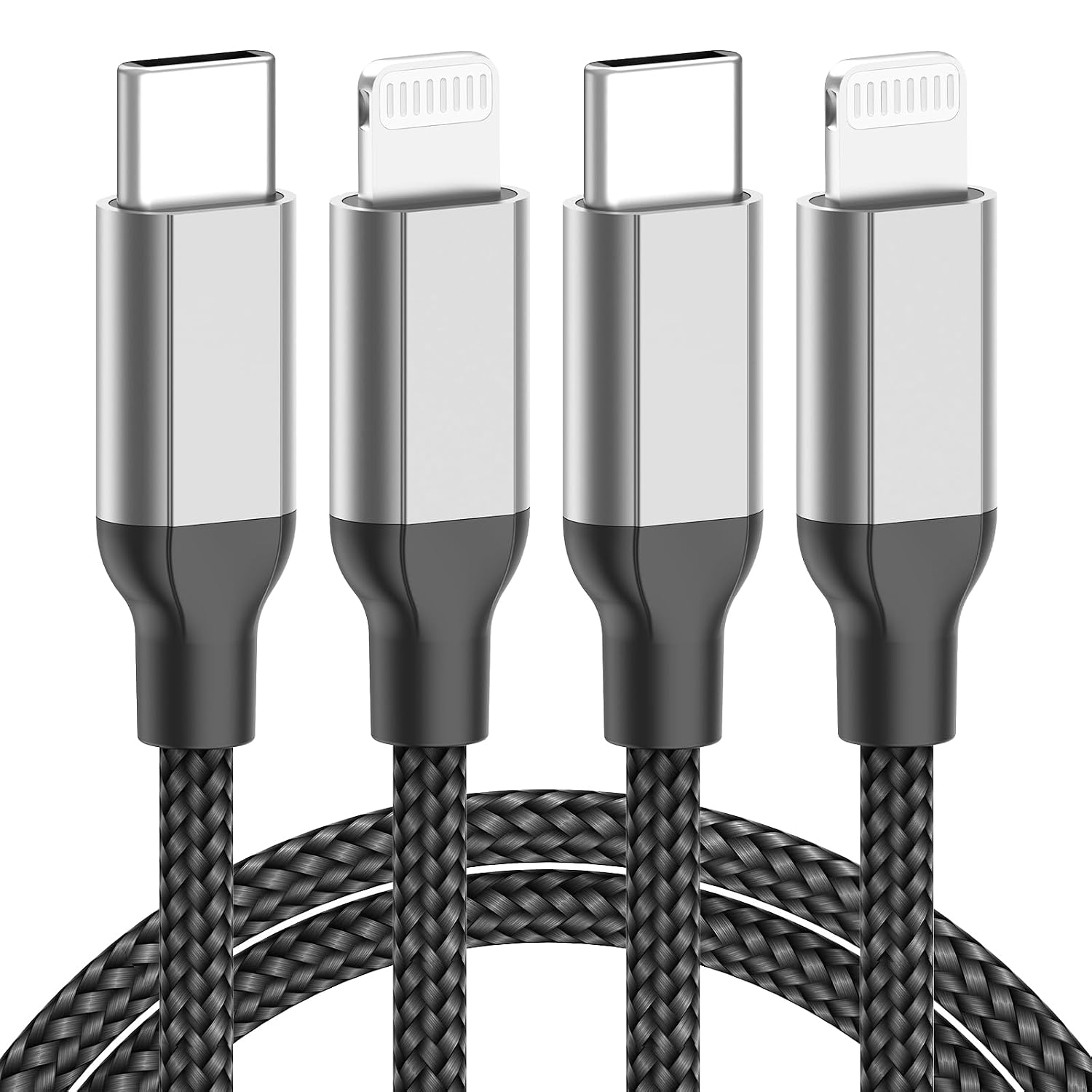 Detalle de Acecene 2 Pack USB-C to Lightning Cable 2m – MFi Certified, Fast Charging & Data Sync