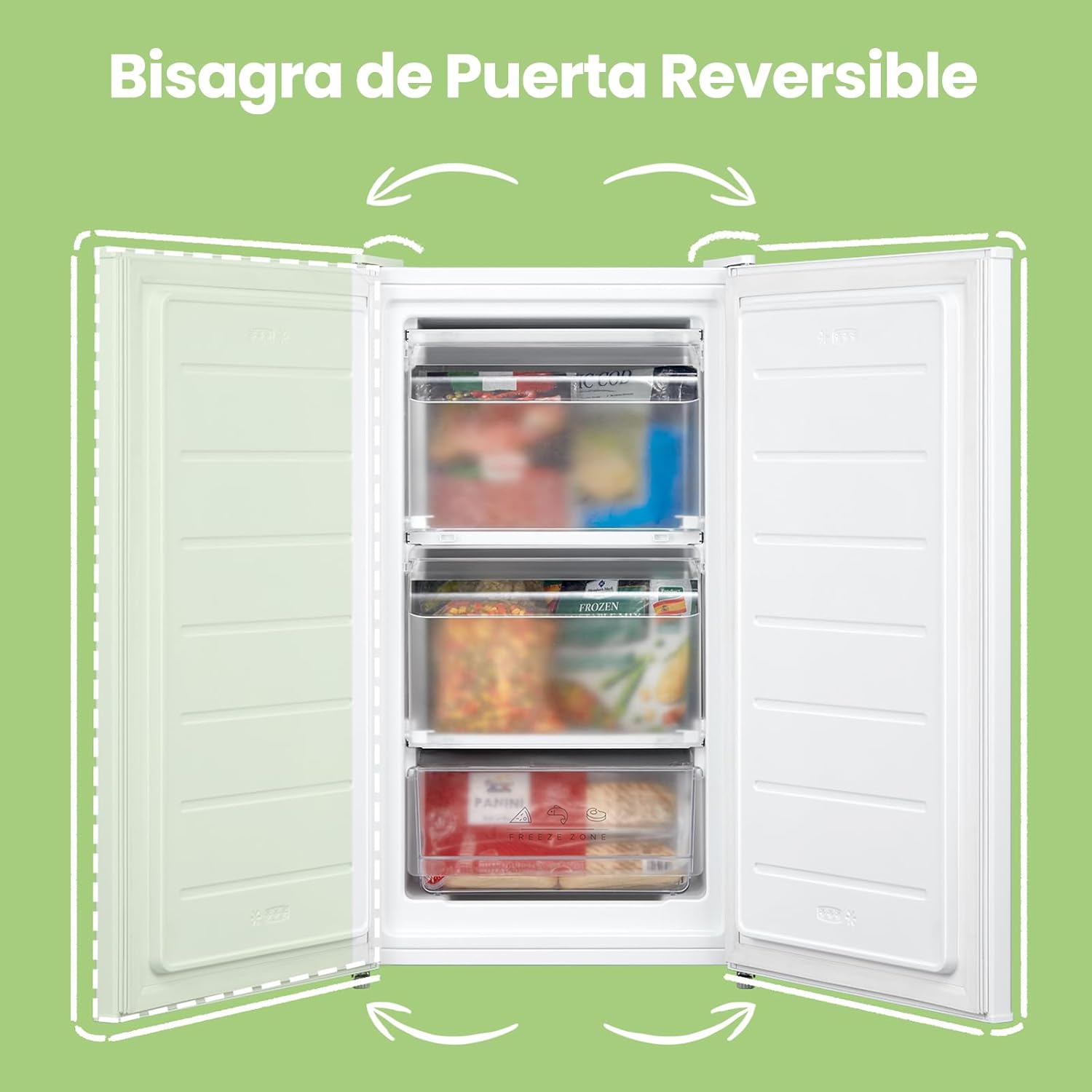 Detalle de Comfee RCU60WH2(E) congelador vertical 60 L