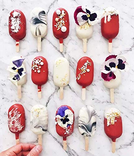 Thumbnail 6 de Moldes Helados Loiina – 2 Unidades, 4 Cavidades, 50 Palos de Madera, Silicona sin BPA