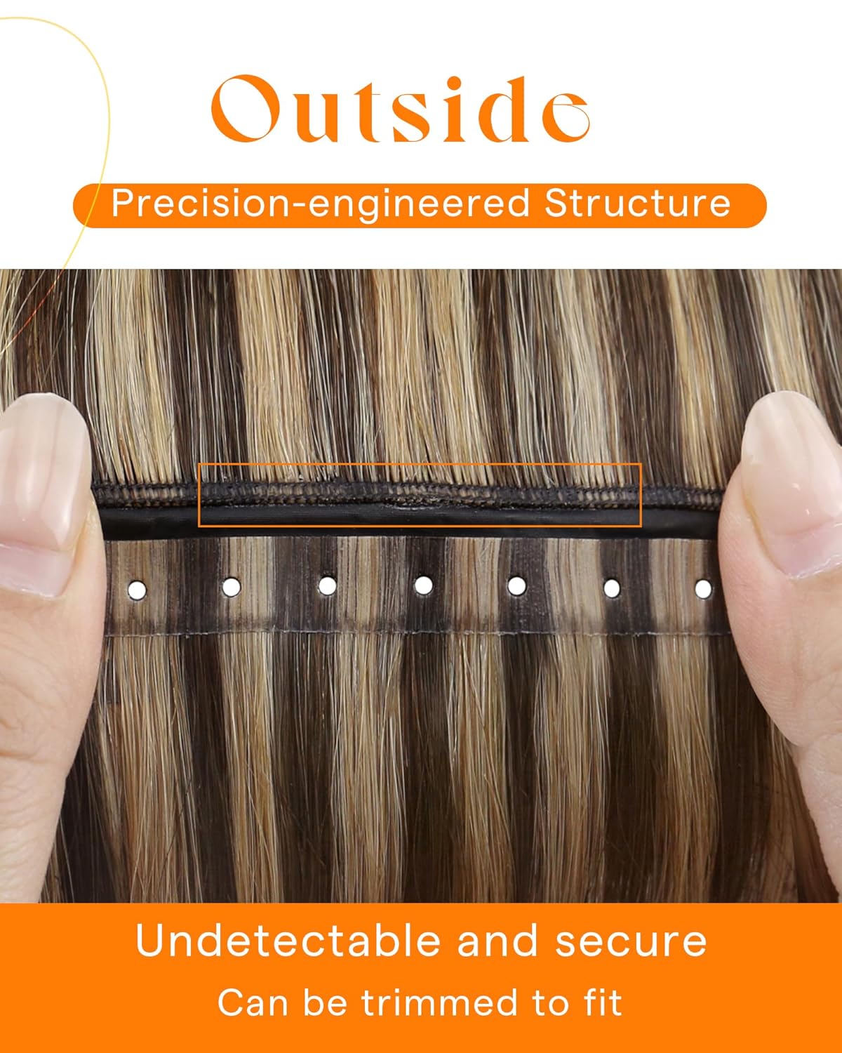 Thumbnail 3 de Sunny Hair 24 Inch Seamless Butterfly Weft Hair Extensions