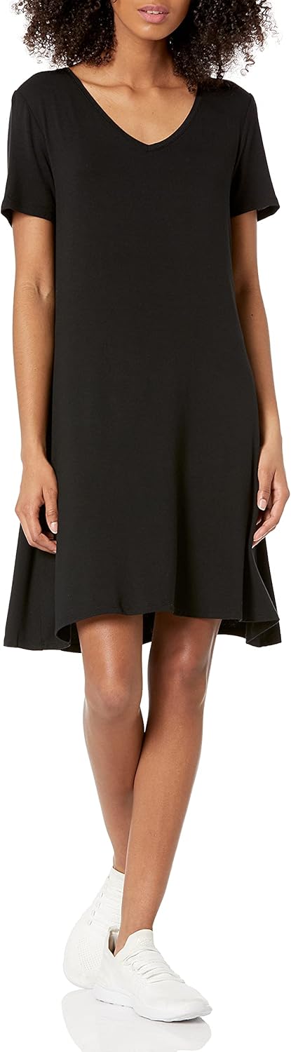 Thumbnail 6 de Amazon Essentials Damen Swingkleid mit V-Ausschnitt (kurzärmelig, normale Passform)
