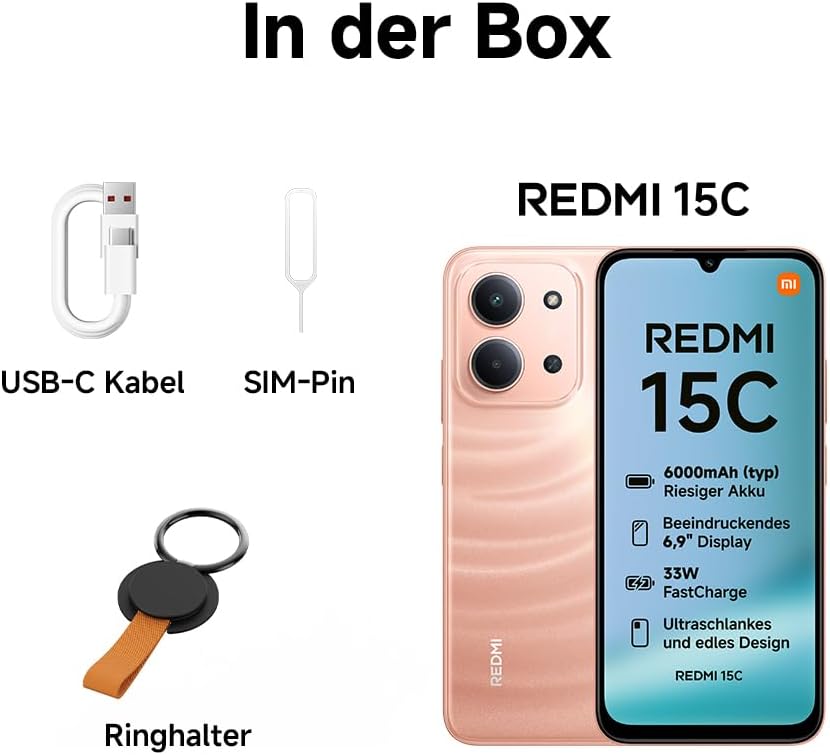 Thumbnail 4 de Xiaomi Redmi 15C 4G 4GB RAM 256GB Moonlight Blue