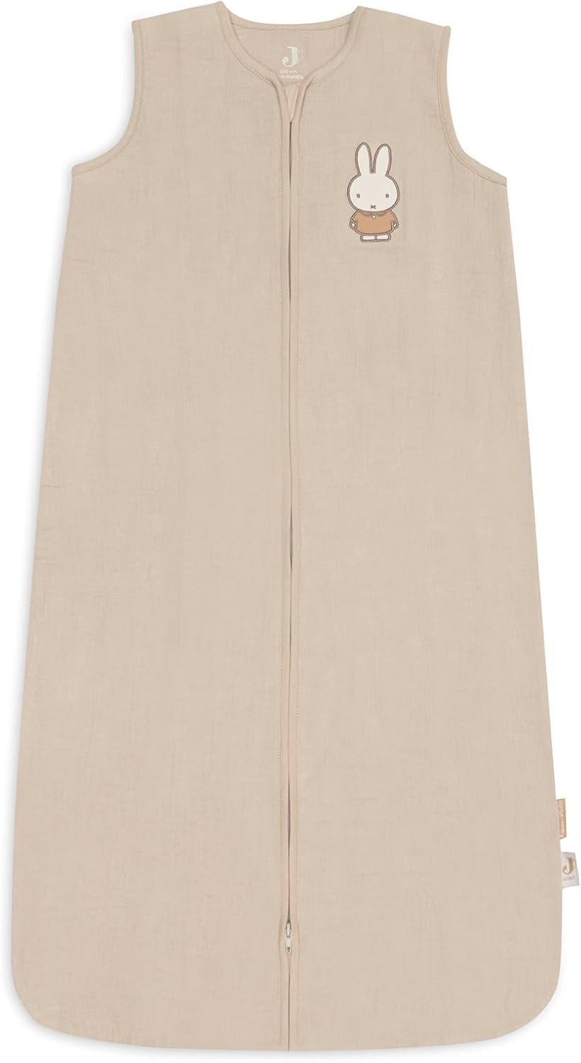 Detalle de Jollein Miffy & Friends Muslin Summer Sleeping Bag, 110 cm, 100% Cotton, 0.5 TOG