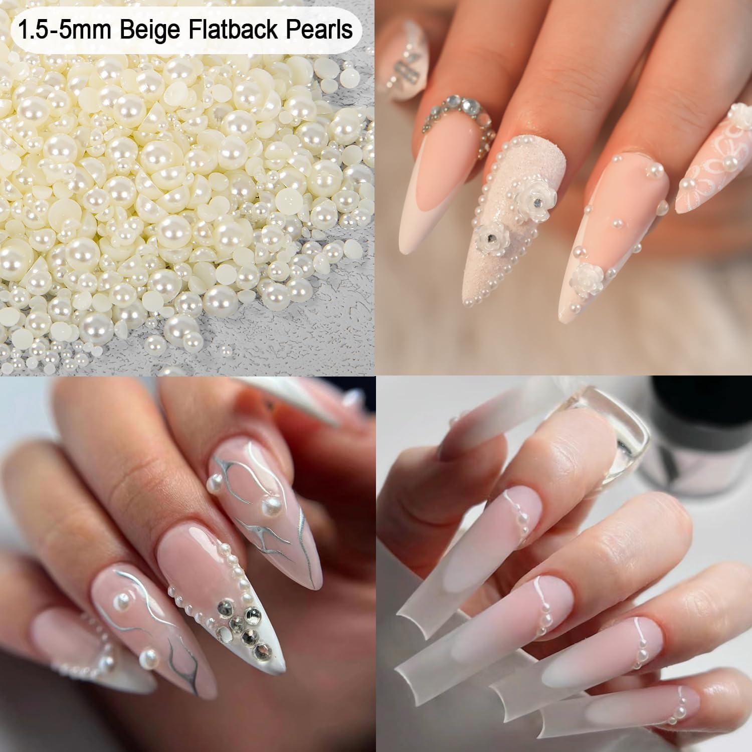 Thumbnail 2 de QYINXIU Nail Rhinestone Kit, 11,000 Pieces
