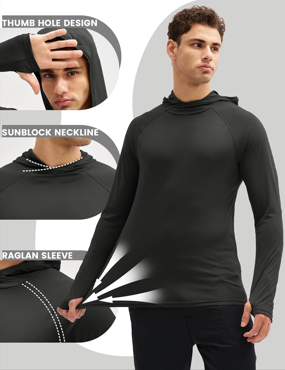 Detalle 2 de MAGCOMSEN Sun Hoodie UPF 50+ T-shirt