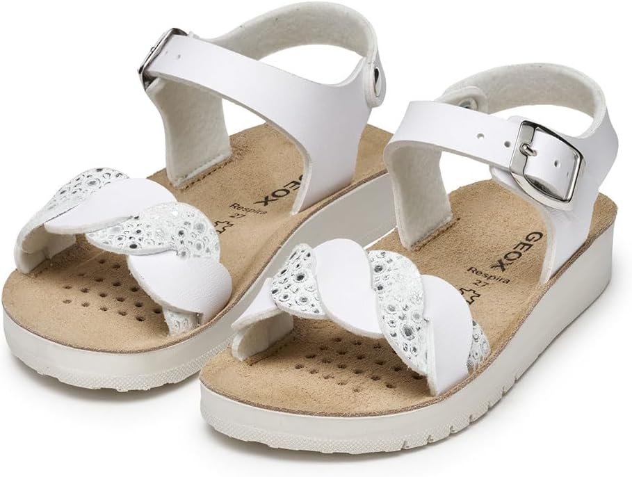 Detalle de Geox J Sandal Costarei Gi, Bambine e Ragazze: sandali traspiranti per estate e avventure quotidiane