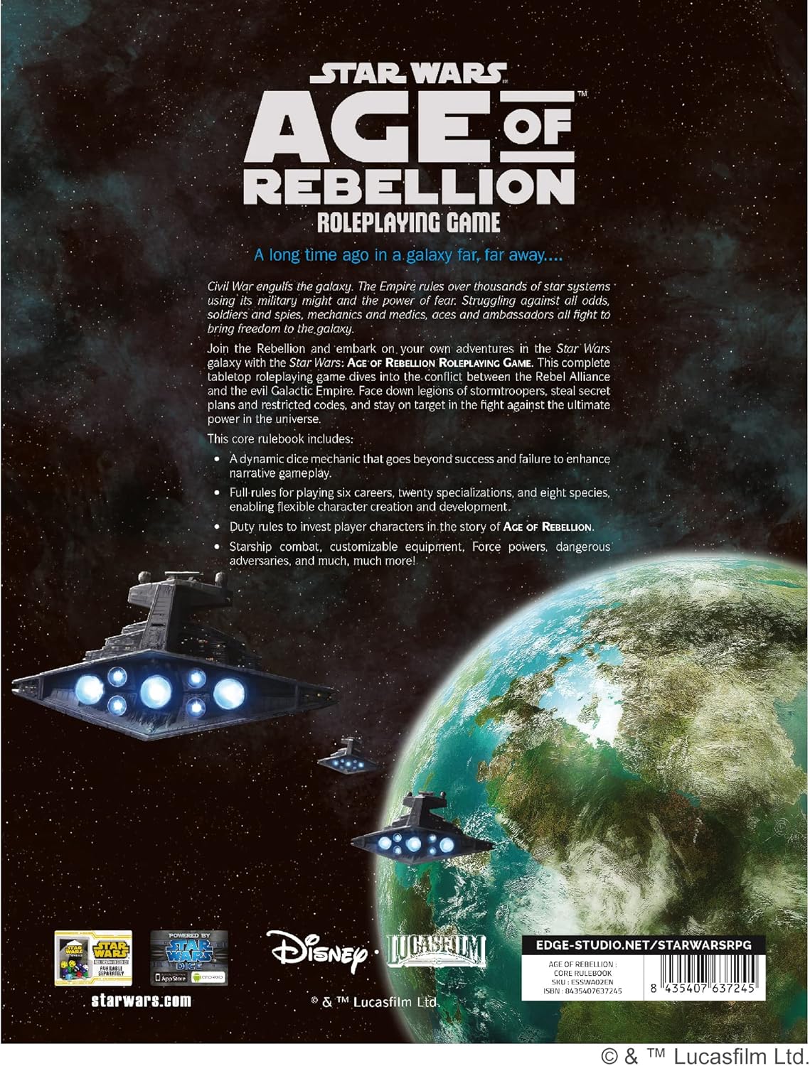 Thumbnail 2 de Age of Rebellion Roleplaying Game - Core Rulebook (2nd Printing)