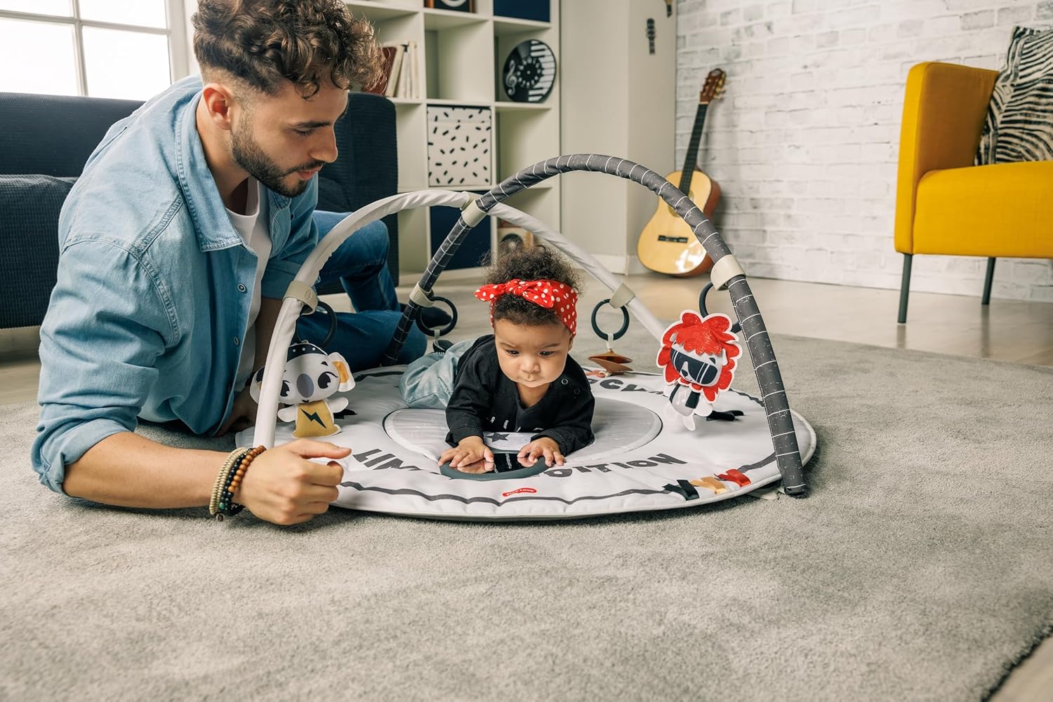 Thumbnail 6 de Tiny Love Roll with Me Gymini: Groovy Rock 'n' Roll Baby Play Gym