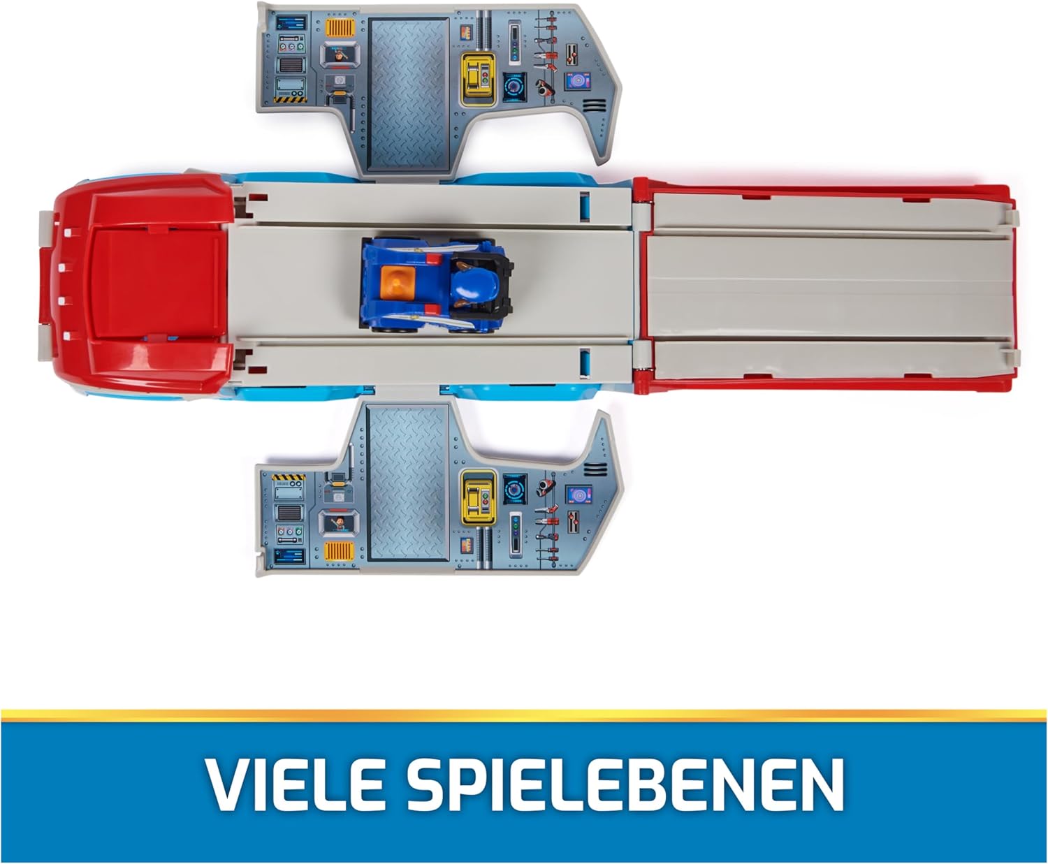 Detalle de PAW PATROL Mini-Patroller Pup Squad Teamfahrzeug – 25 cm, inkl. Chase Racer