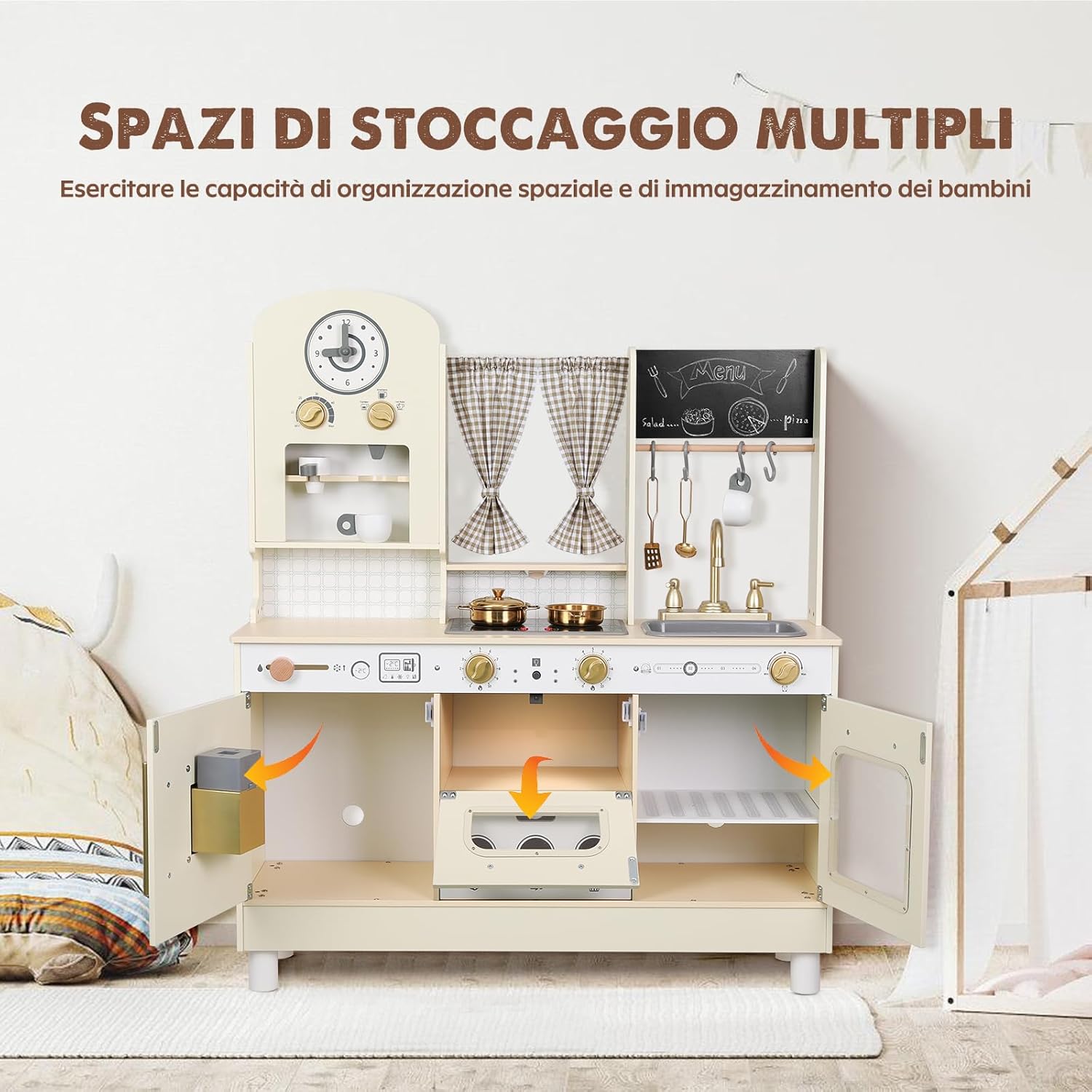 Detalle de EDUBEBO set cucina bimbi 115 cm