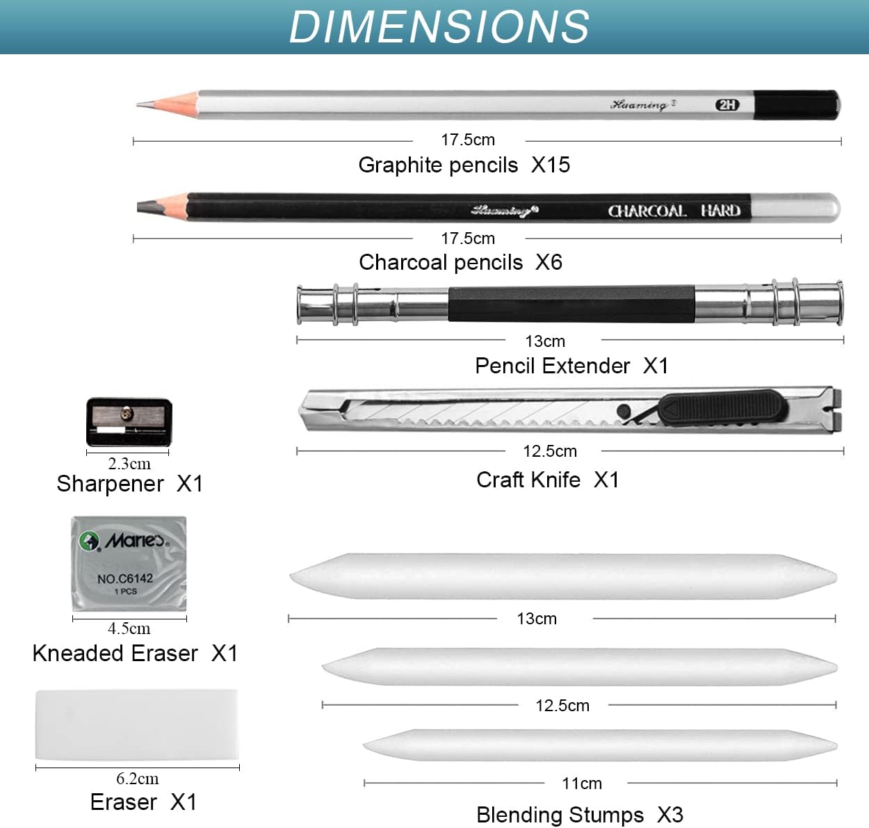Thumbnail 6 de Surcotto Bleistift Set 21 Bleistifte