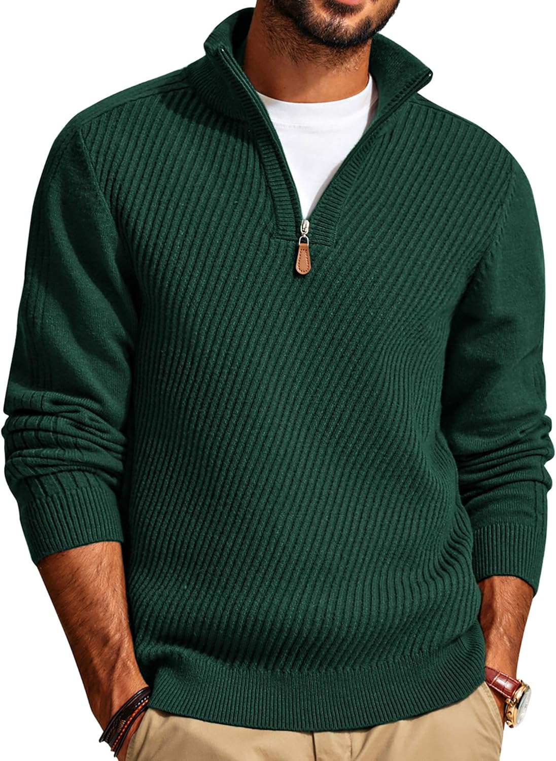 Thumbnail 5 de PJ PAUL JONES 1/4-Zip Rollkragenpullover