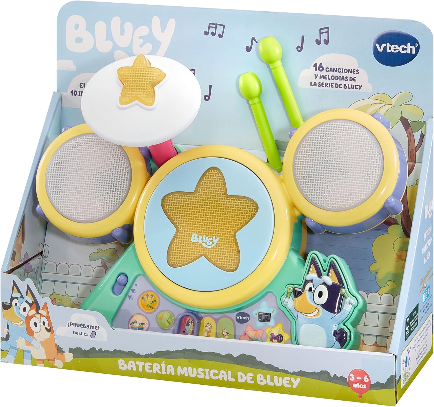 Thumbnail 4 de VTech Batería Musical Bluey 3 modos