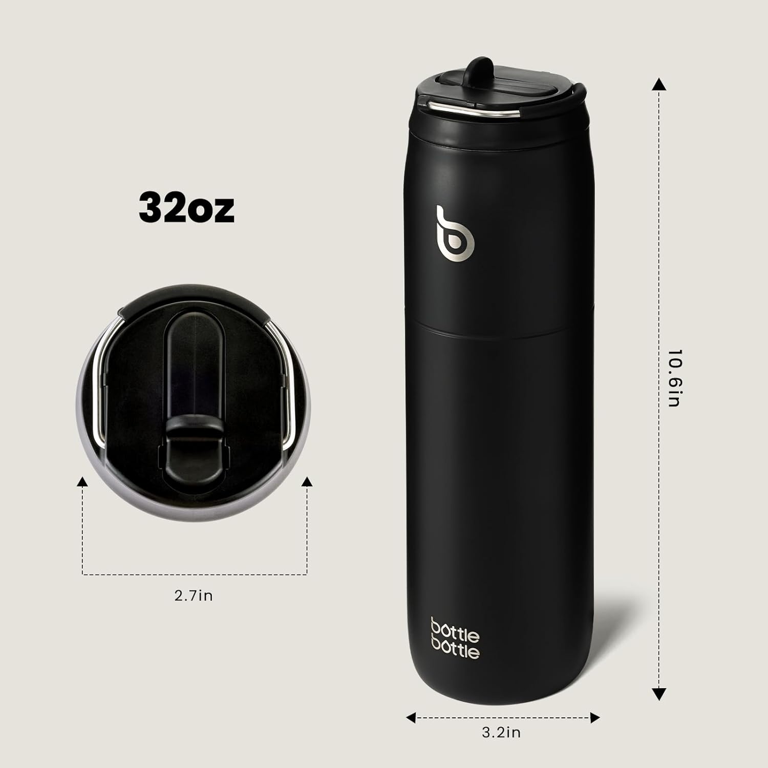Detalle de BOTTLE BOTTLE Insulated 1 Litre Water Bottle 🚰