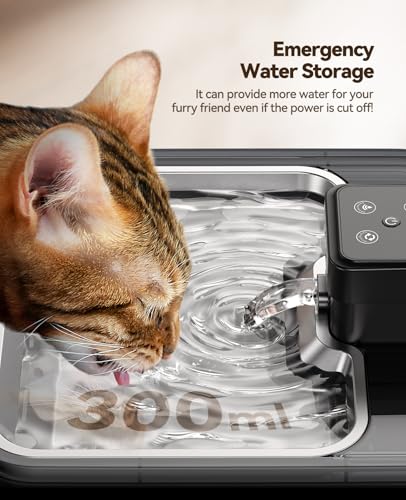 Thumbnail 6 de FEELNEEDY Fuente para Gatos sin Cable con 6 Filtros y 3.2L: agua fresca al alcance de tu mascota