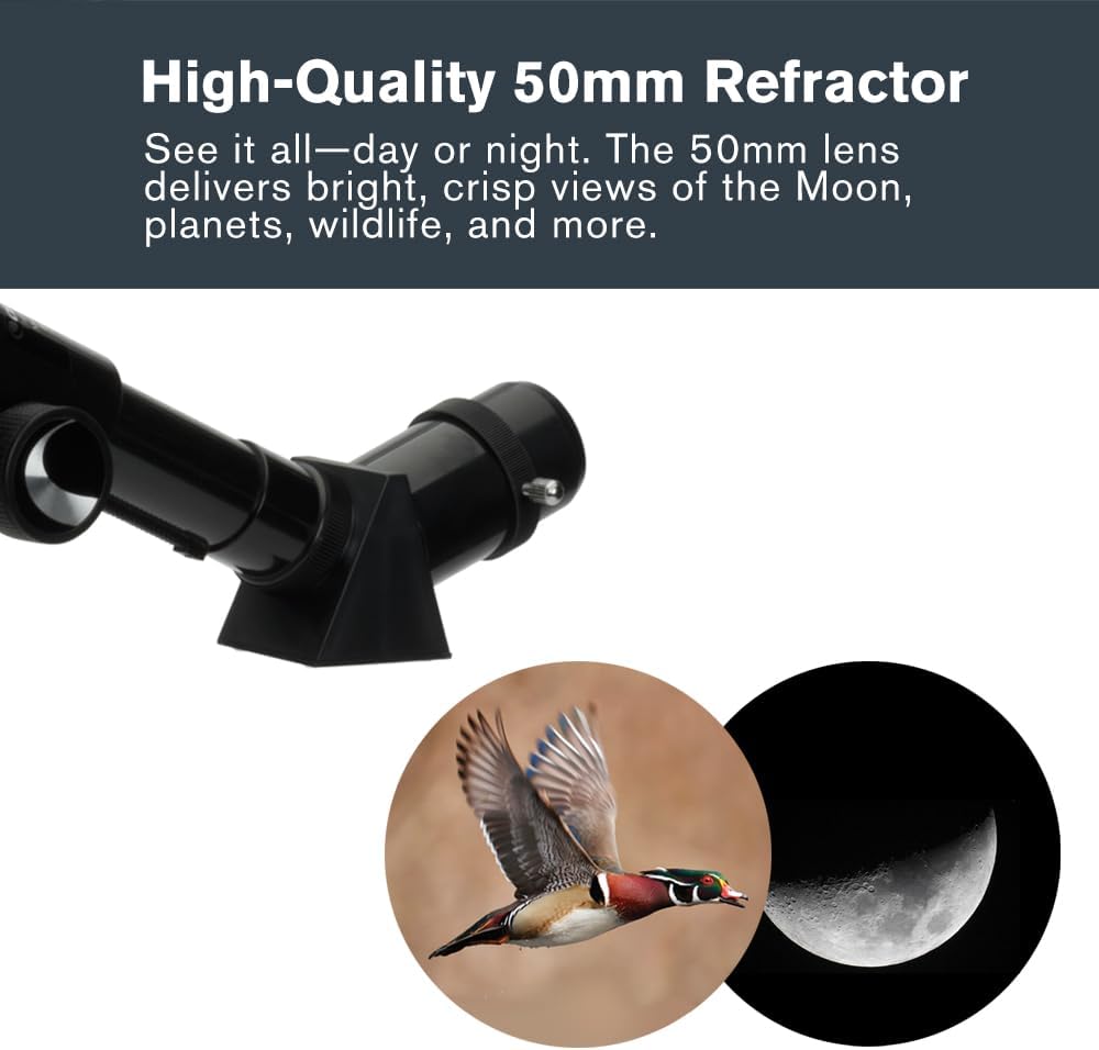 Thumbnail 4 de Celestron Travel Scope 50 Kit: telescopio rifrattore portatile con zaino e accessori