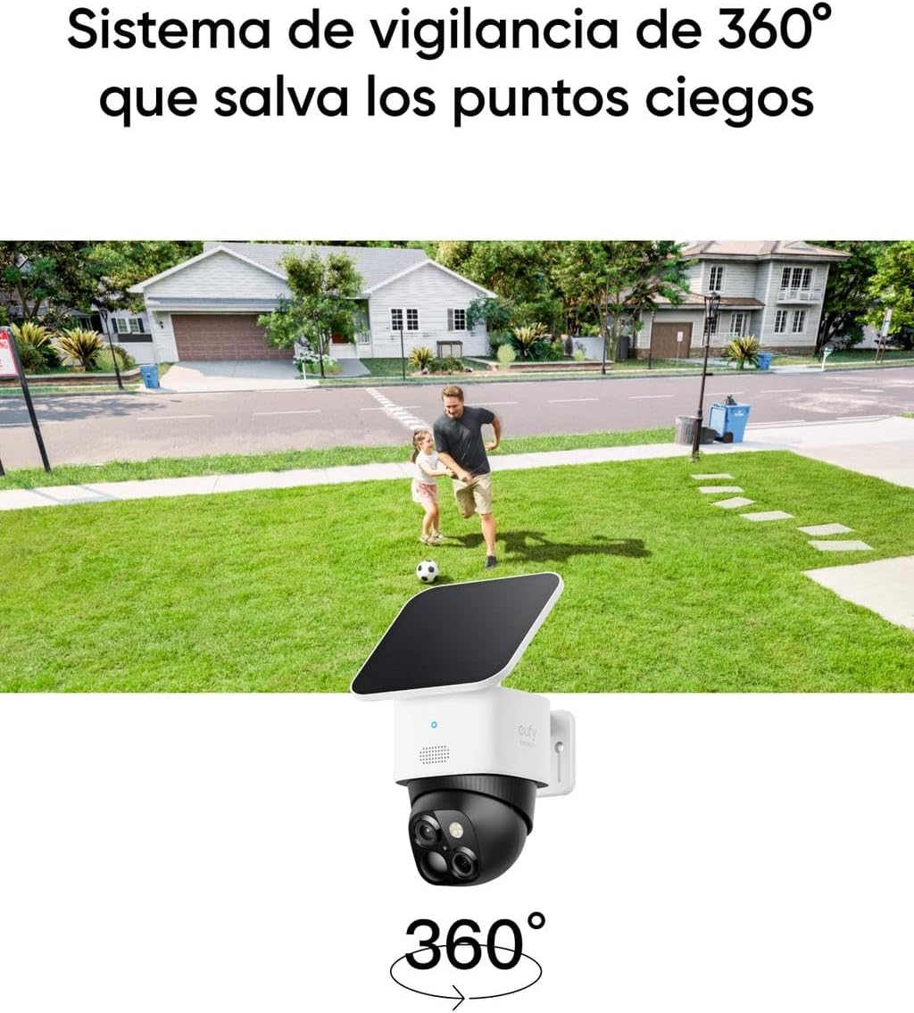 Detalle 2 de eufy SoloCam S340 3K 360° Exterior Solar