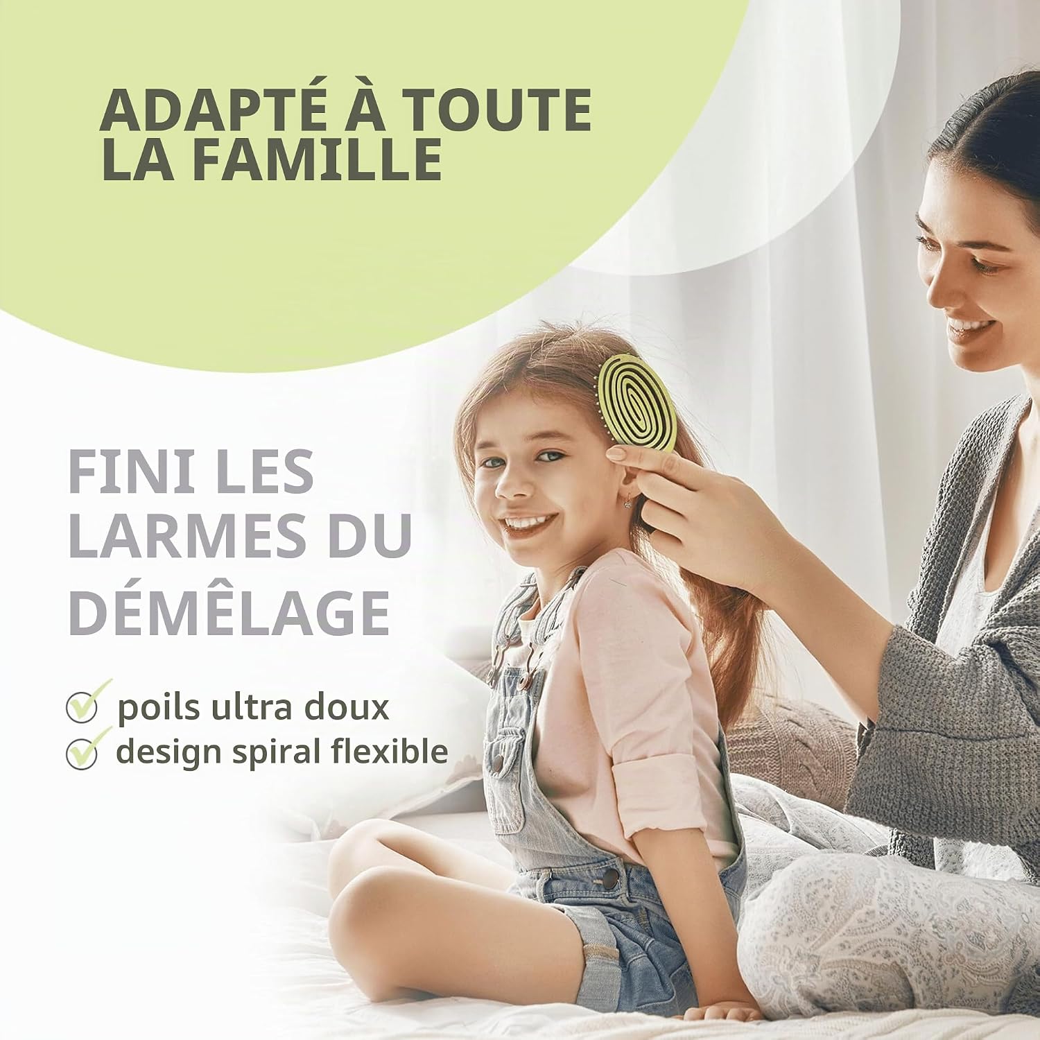 Detalle de MarQus Innovante Brosse Démêlante — pour enfants et tous les types de cheveux