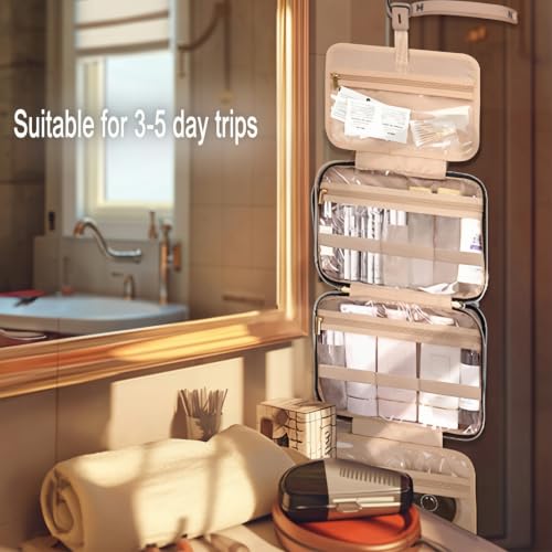 Detalle de BAGSMART Hanging Travel Toiletry Bag 360° Hook – Large
