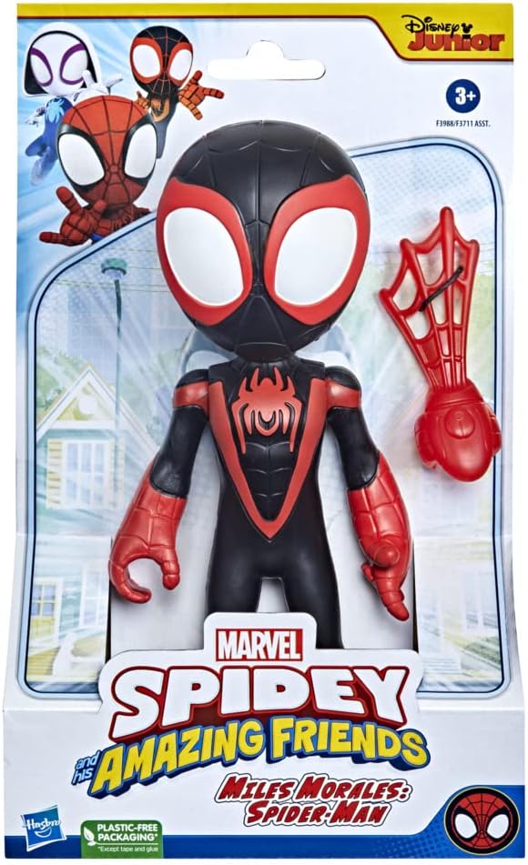 Thumbnail 2 de Hasbro Marvel Spidey e i suoi fantastici amici – Action Figure gigante di Miles Morales (22,5 cm)
