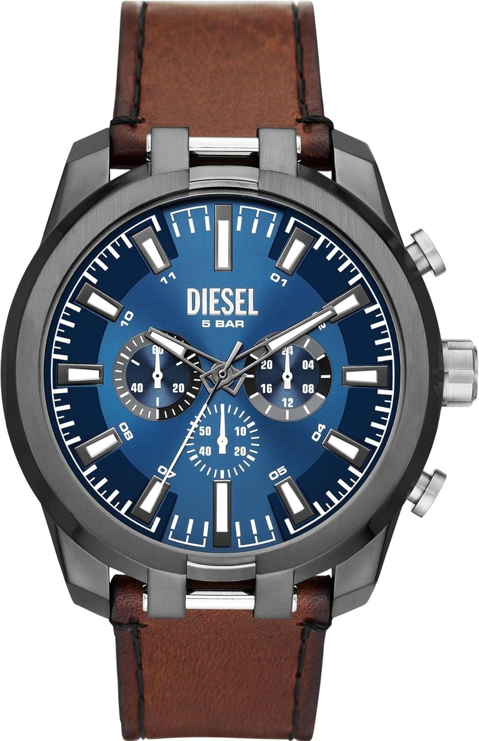 Thumbnail 5 de Diesel Split Uhr für Herren – Quarz-Chronograph, Edelstahlgehäuse, Zifferblatt schwarz