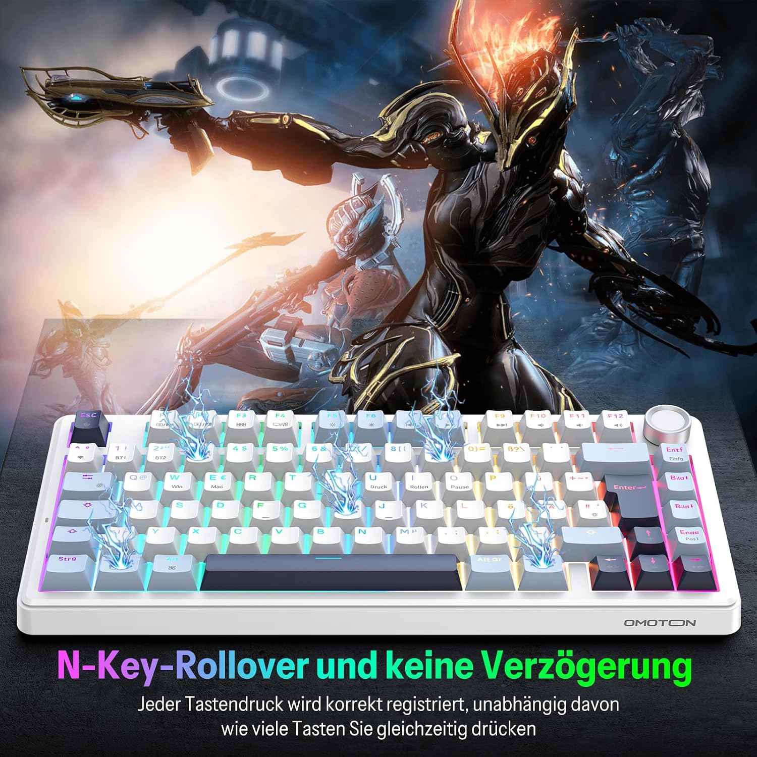 Thumbnail 6 de OMOTON MK211 mechanische Tastatur 4000 mAh ⌨