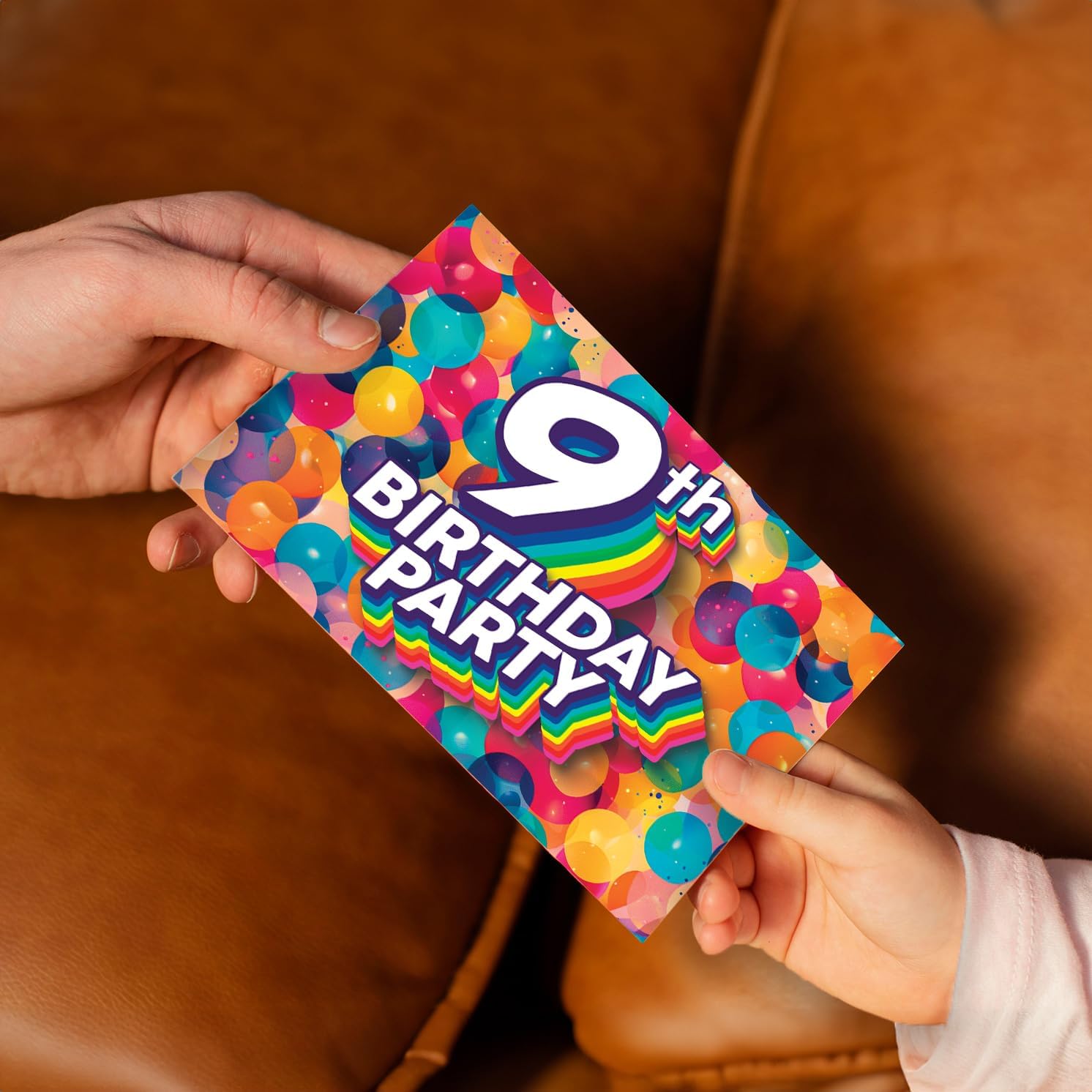 Thumbnail 4 de 9th Birthday Party Invitations Kids 36 Pack