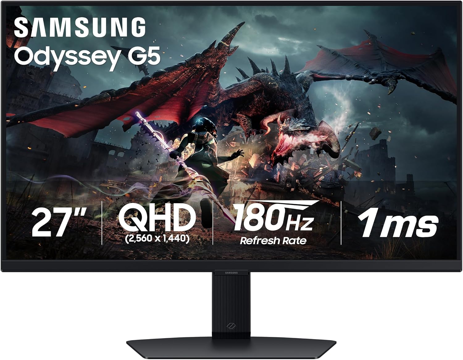 Detalle de Samsung LS27DG500ENXZA 180Hz Gaming Monitor