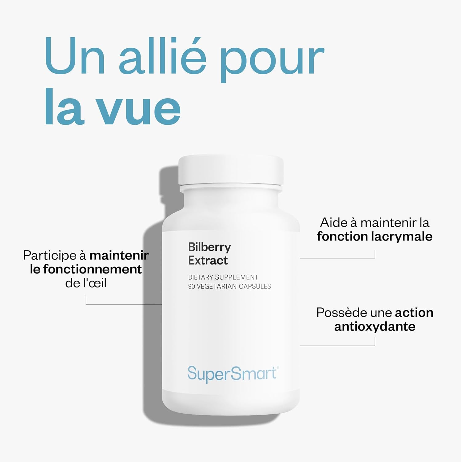 Thumbnail 2 de Bilberry Extract - Extrait de Myrtille SUPERSMART, 25% Anthocyanosides, Santé des Yeux