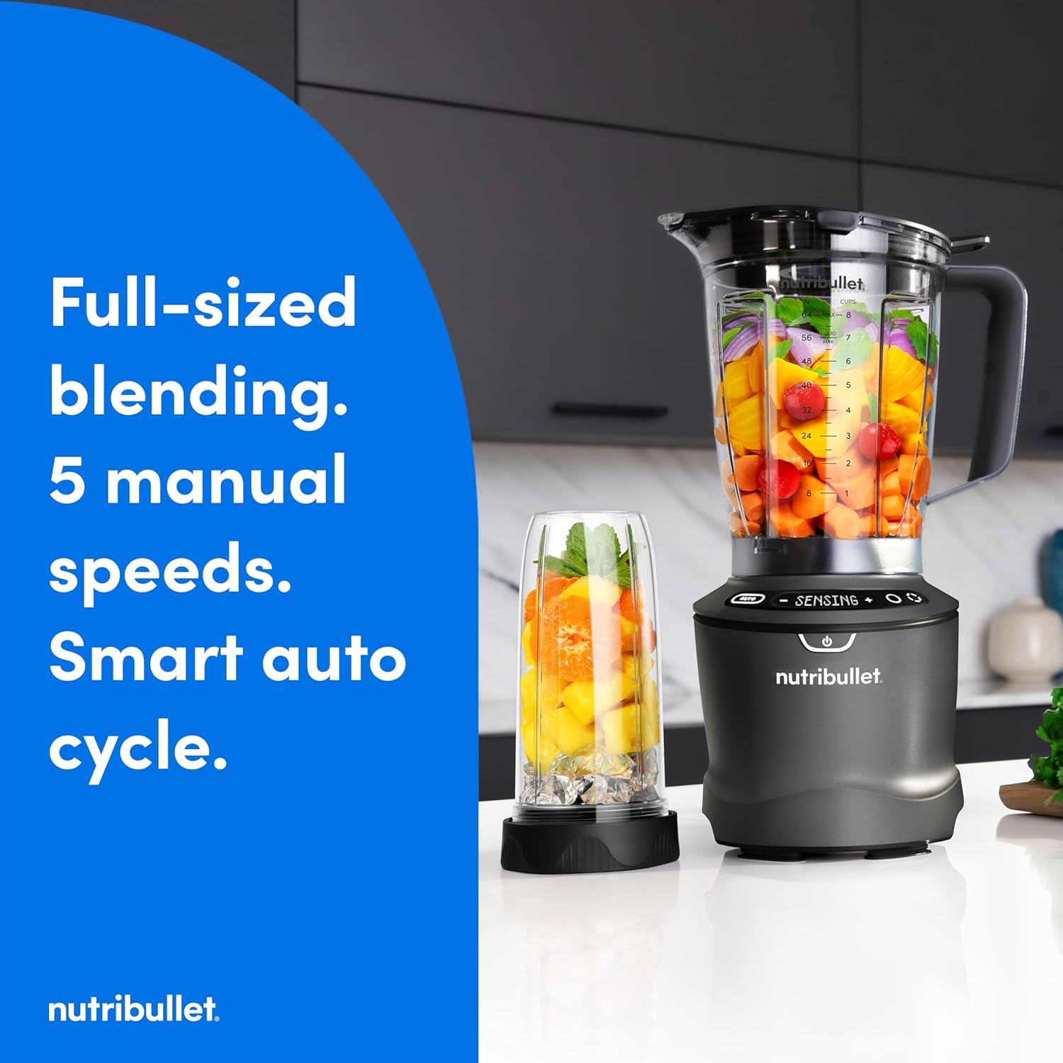 Detalle 2 de NutriBullet SmartSense 1400W blender 🥤