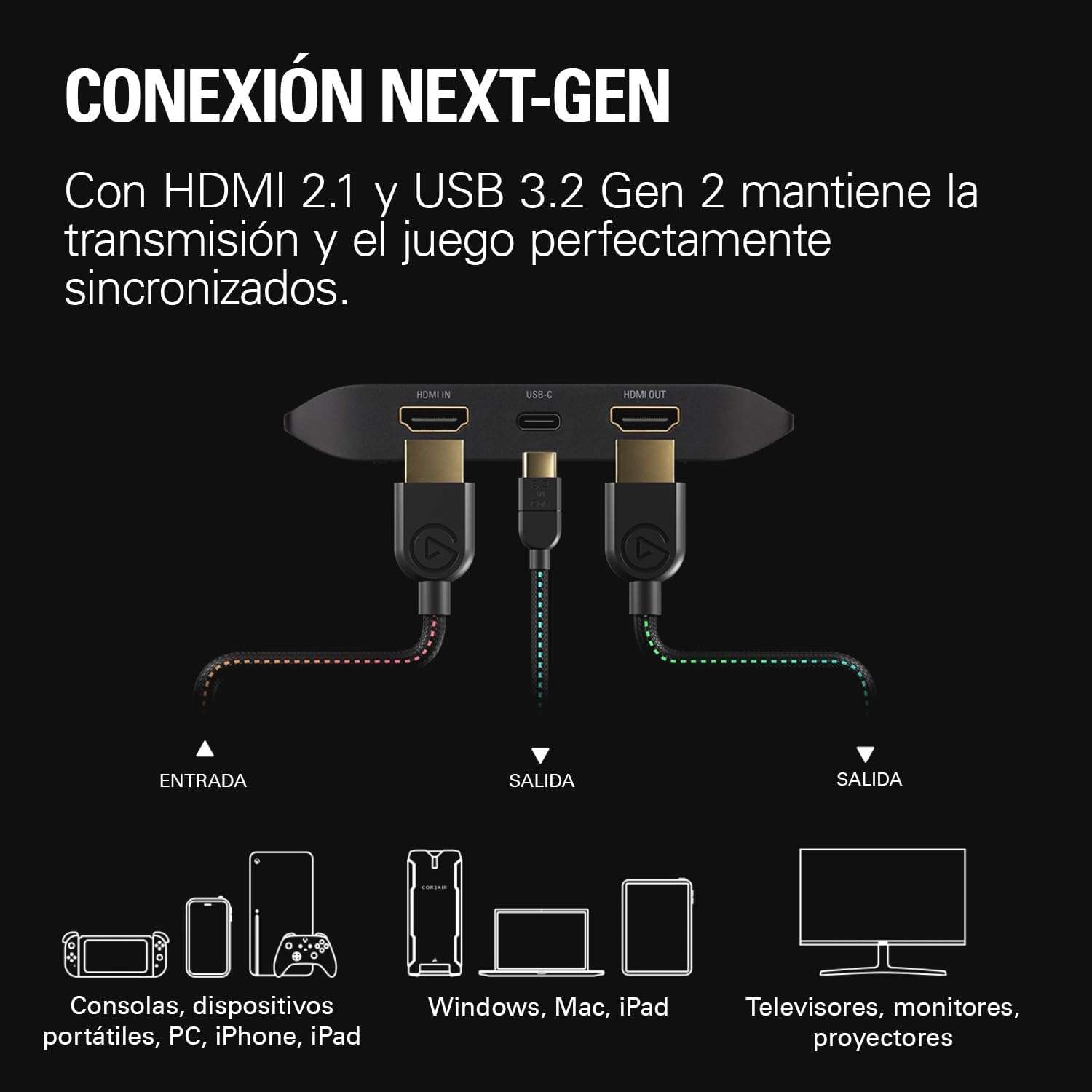 Detalle 2 de Elgato 4K X captura 4K144 para streaming