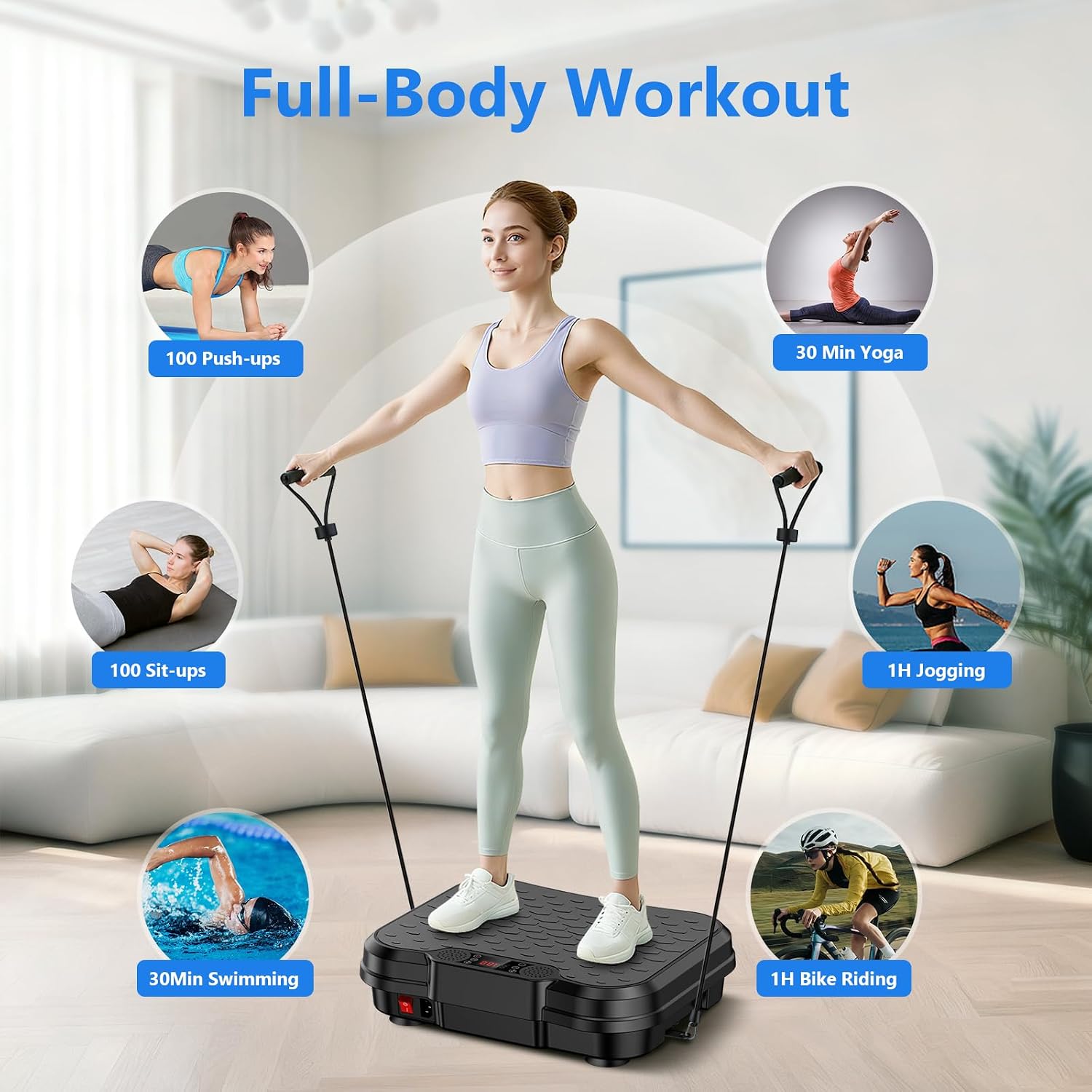 Detalle 2 de Trekora Vibration Plate 330 lb Capacity