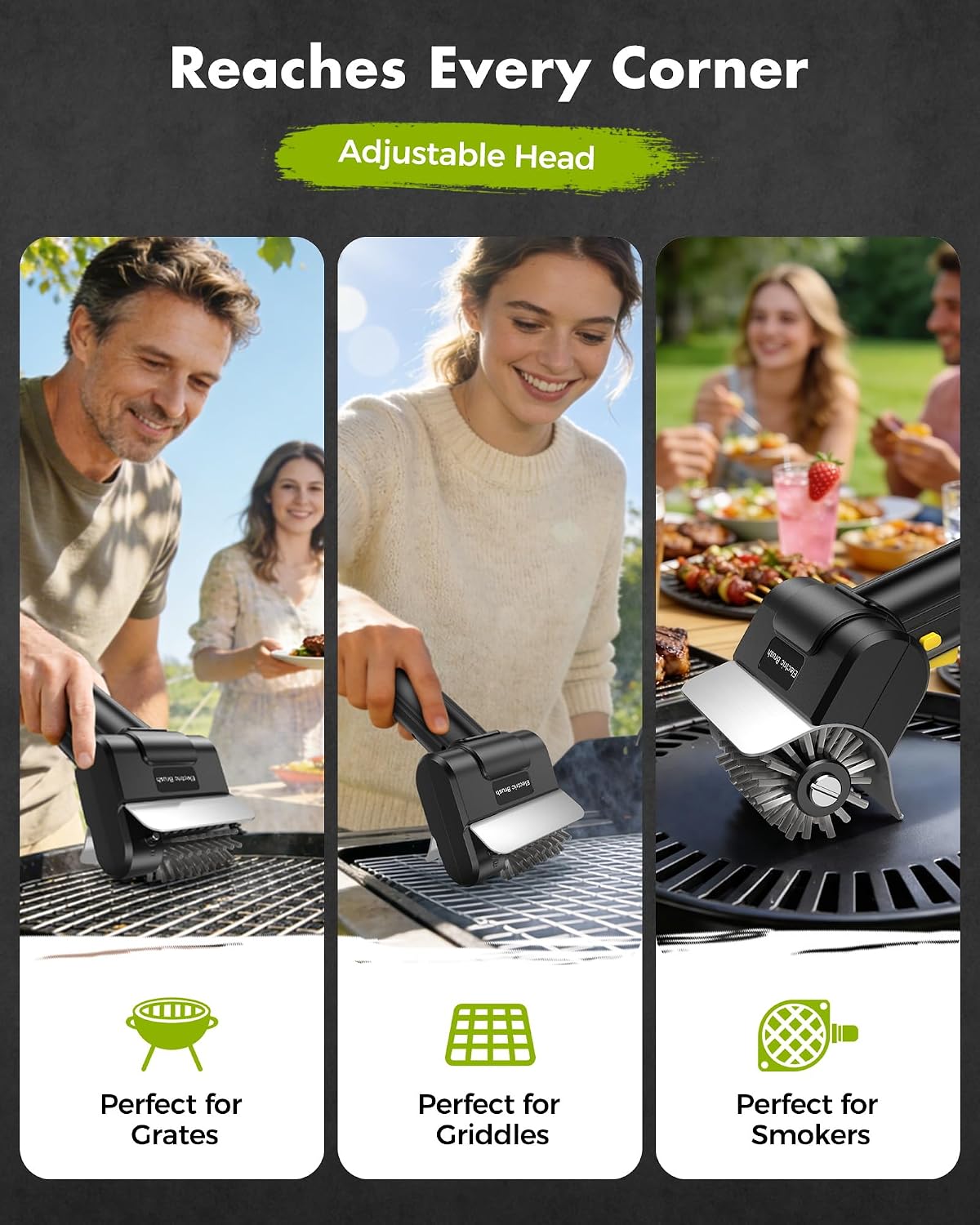 Thumbnail 5 de YIGU Electric Grill Brush for Outdoor Grills