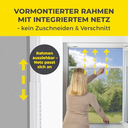Thumbnail 1 de EASYmaxx Insect Protect: Teleskop-Insektenschutzgitter für Fenster – montagefertig und flexibel dimensionierbar