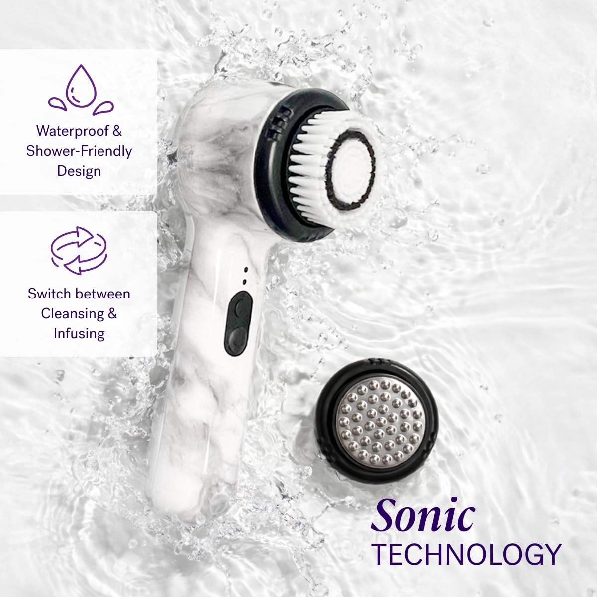 Thumbnail 3 de Michael Todd Beauty Soniclear Allure 2024 Facial Cleansing + Exfoliation Brush System