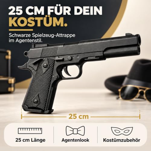 Detalle de TK Gruppe Timo Klingler Beretta Modell 25 cm Spielzeugpistole aus Kunststoff