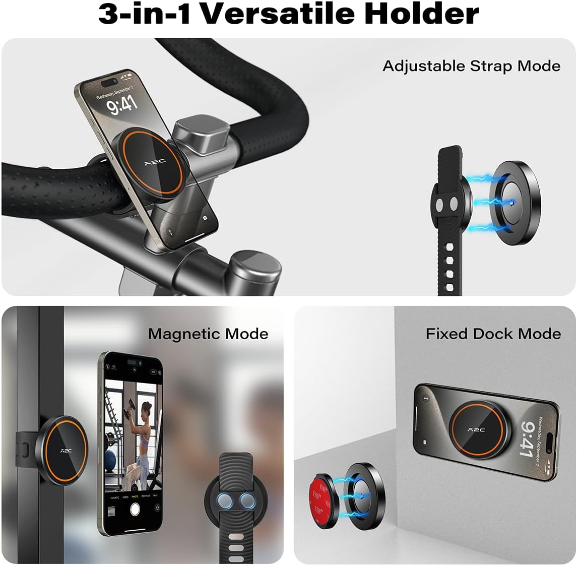 Detalle 2 de A2C Gym Fitness Phone Mount for MagSafe 17N54