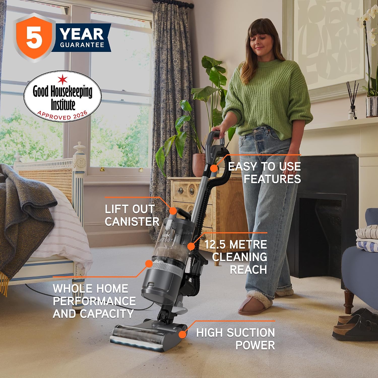 Detalle 2 de Vax LiftOut CDUP-LOXS 600W vacuum 2L