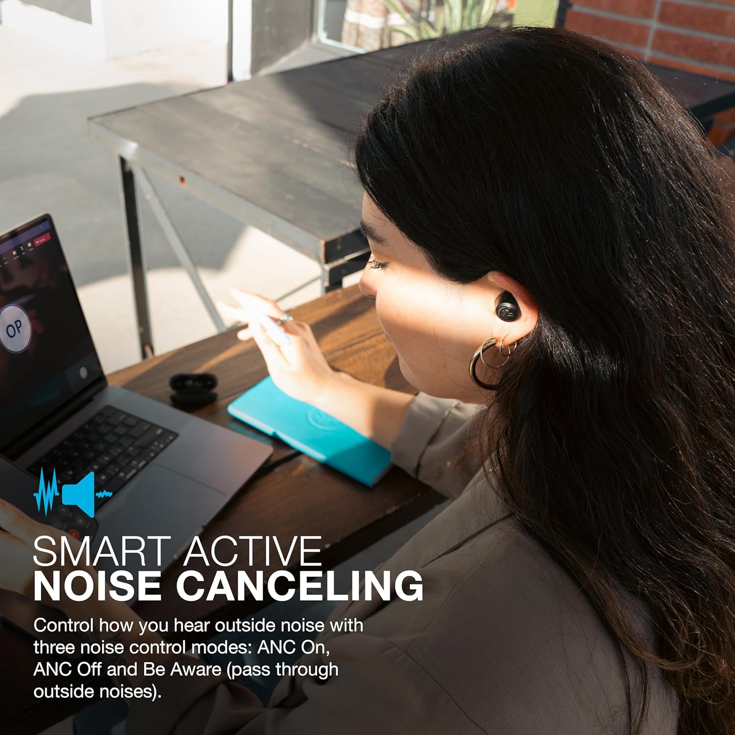 Thumbnail 1 de JLab JBuds ANC 3 True écouteurs sans fil avec ANC intelligente et étui de charge