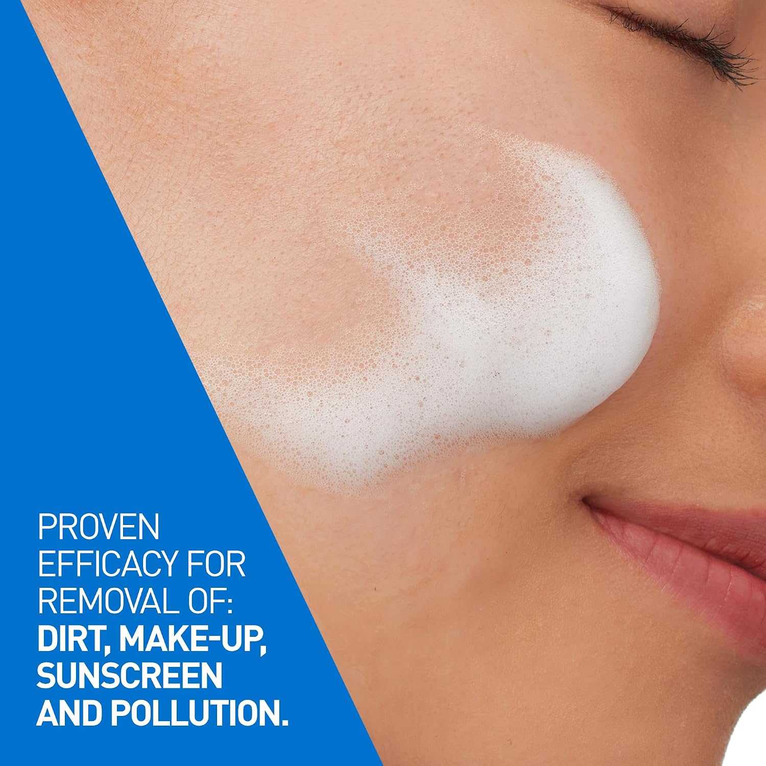 Detalle de CeraVe Balancing Air Foam Cleanser with Glycolysine Cleansing Technology, 148ml