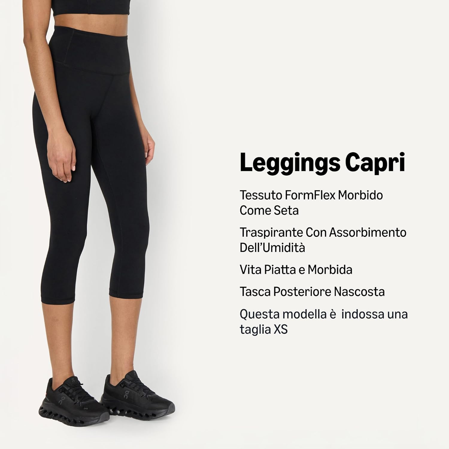 Thumbnail 2 de Amazon Essentials Leggings Yoga Tecnici FormFlex Capri da Vita Alta per Donna