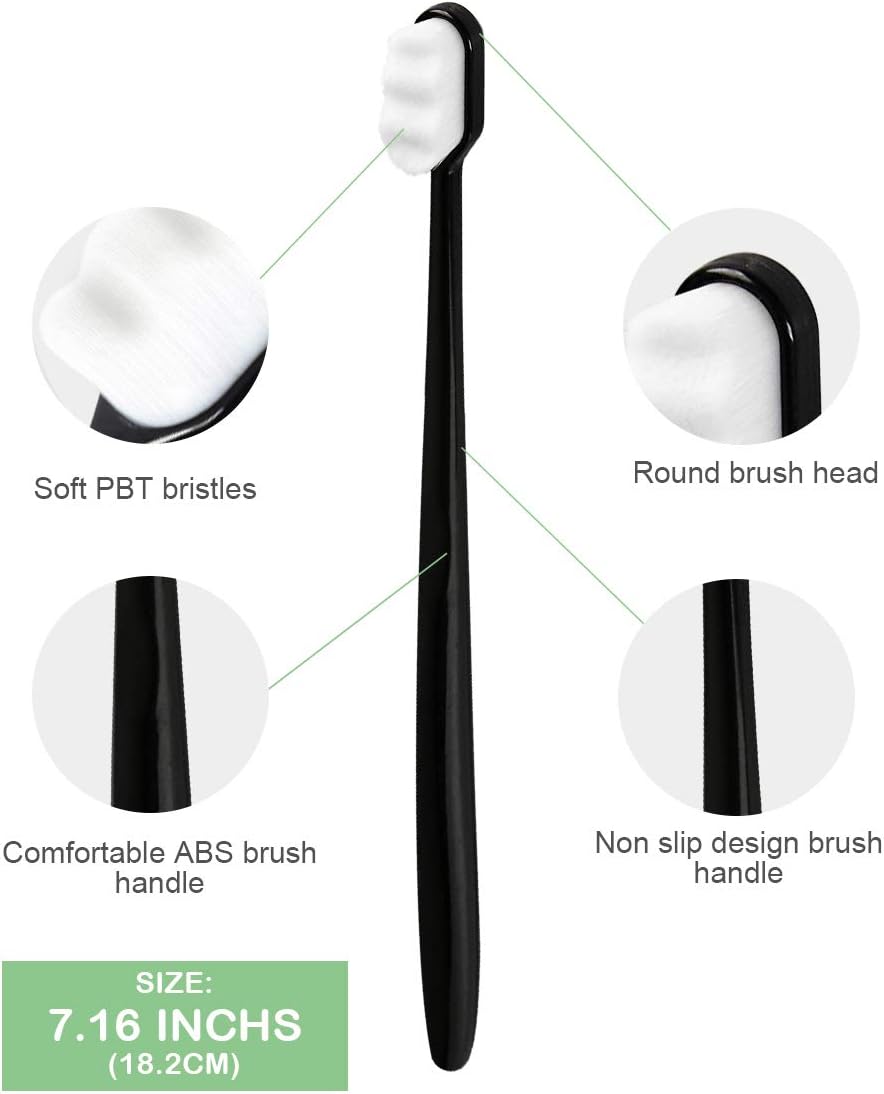 Thumbnail 2 de EasyHonor Extra Soft Toothbrush for Sensitive Gums – Micro-Nano 20000 Bristles (White)