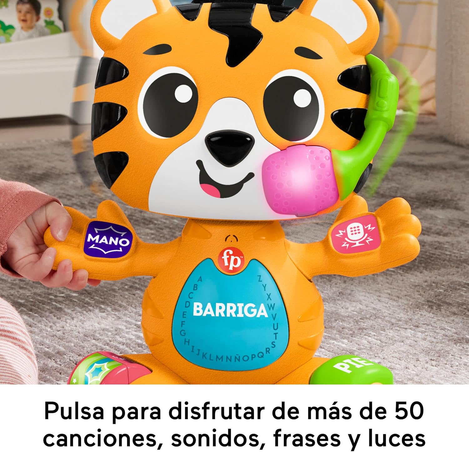 Thumbnail 3 de Fisher-Price Tin el Tigre: Juguete Musical Educativo 🐯