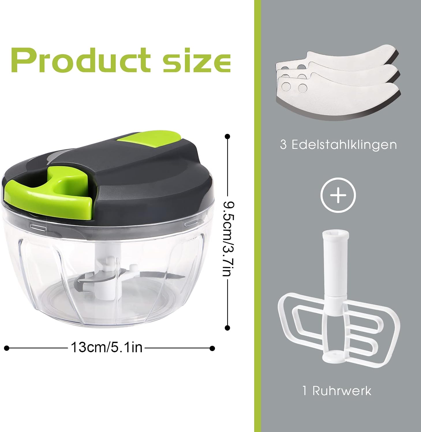 Thumbnail 4 de Sinnsally Zwiebelschneider Manuell 520 ml
