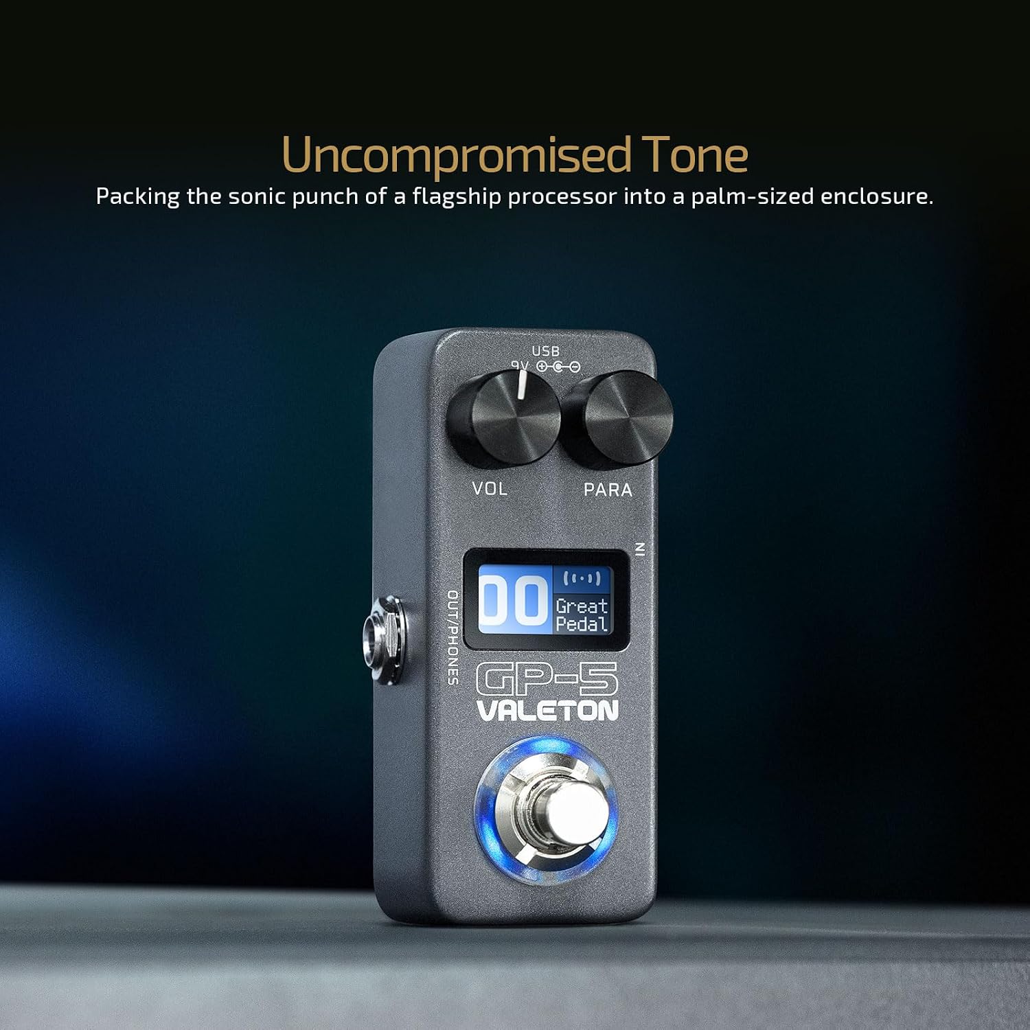 Thumbnail 1 de VALETON GP-5 Compact Multi-Effects Pedal with NAM/IR Loading and USB-C